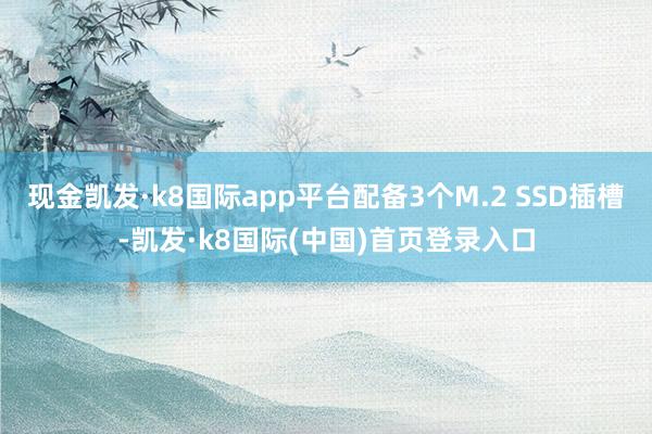 现金凯发·k8国际app平台配备3个M.2 SSD插槽-凯发·k8国际(中国)首页登录入口